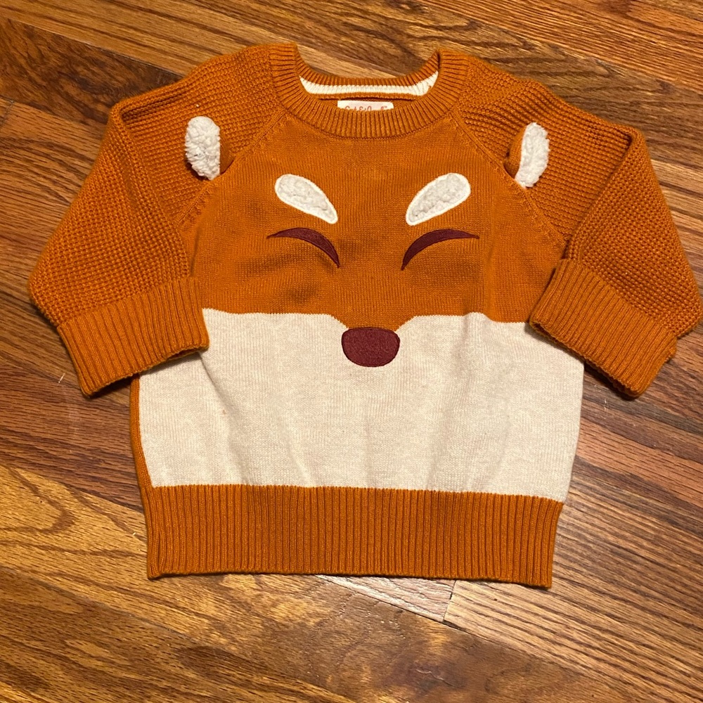 Toddler Fox Sweater